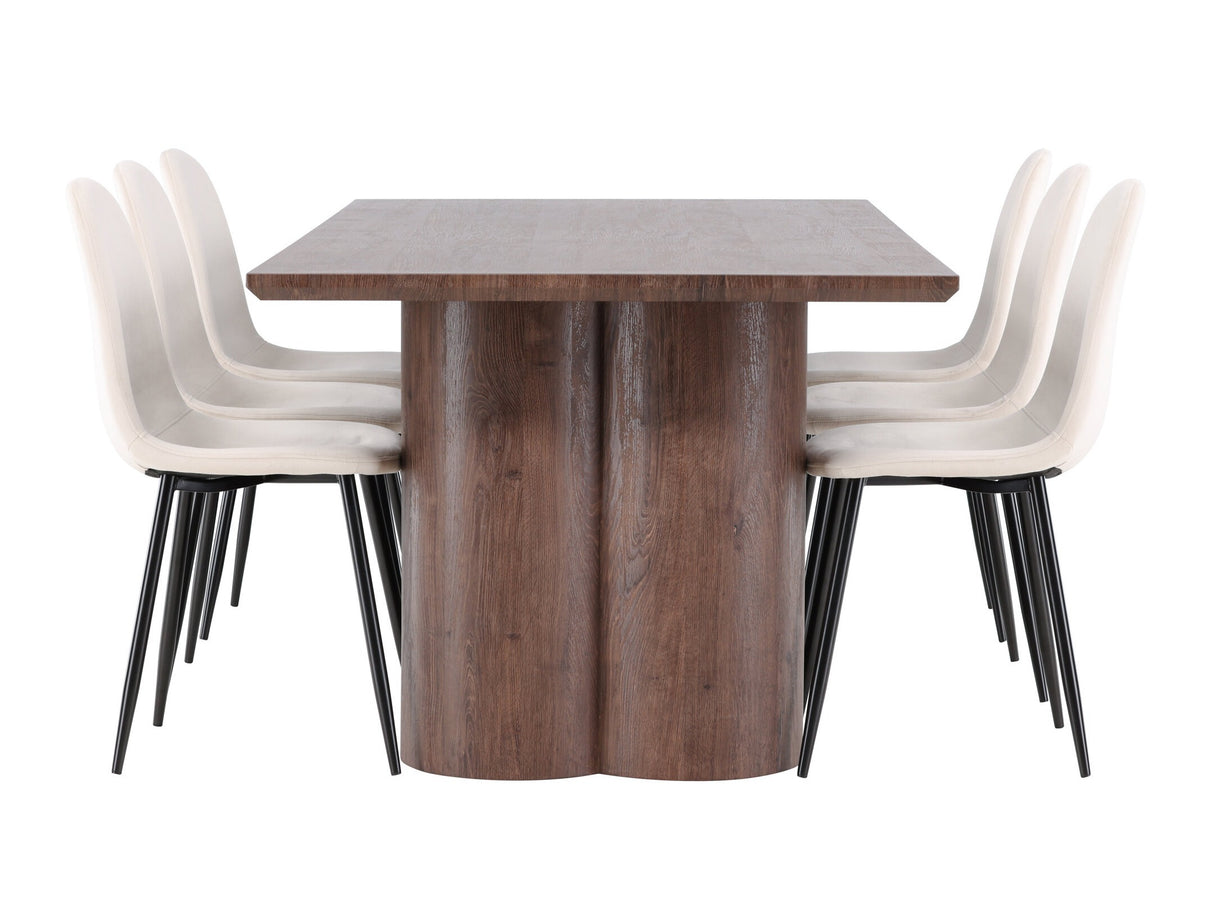 Conjunto de mesas y sillas para comedor 616092