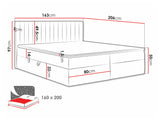 Cama continental 616711