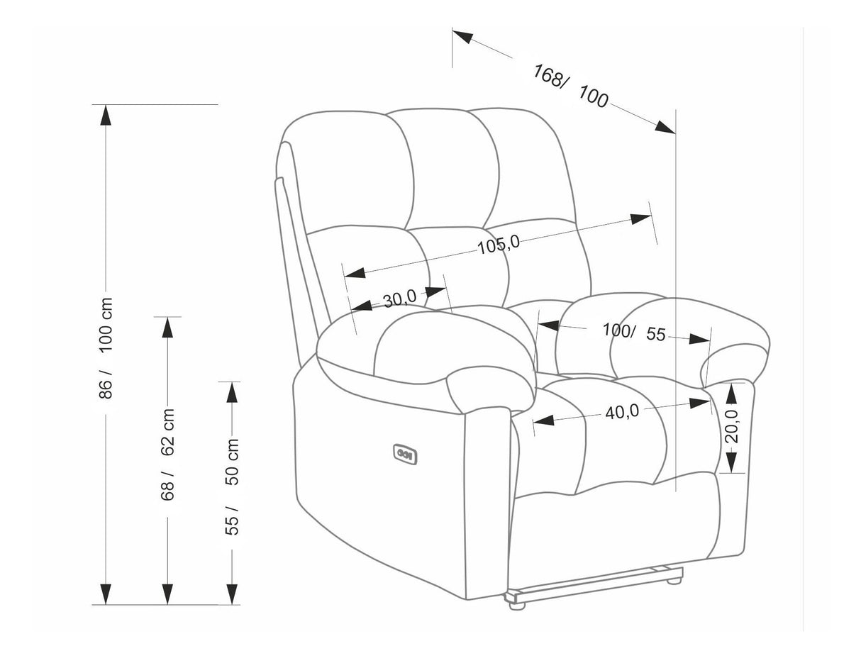 Sillón reclinable 617643