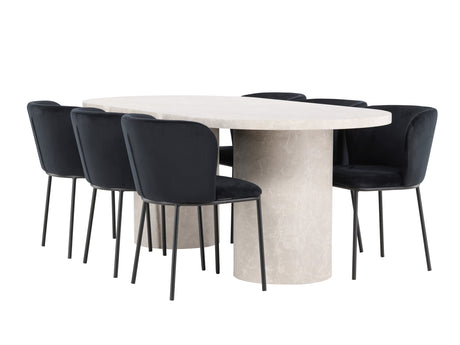 Conjunto de mesas y sillas para comedor 619869