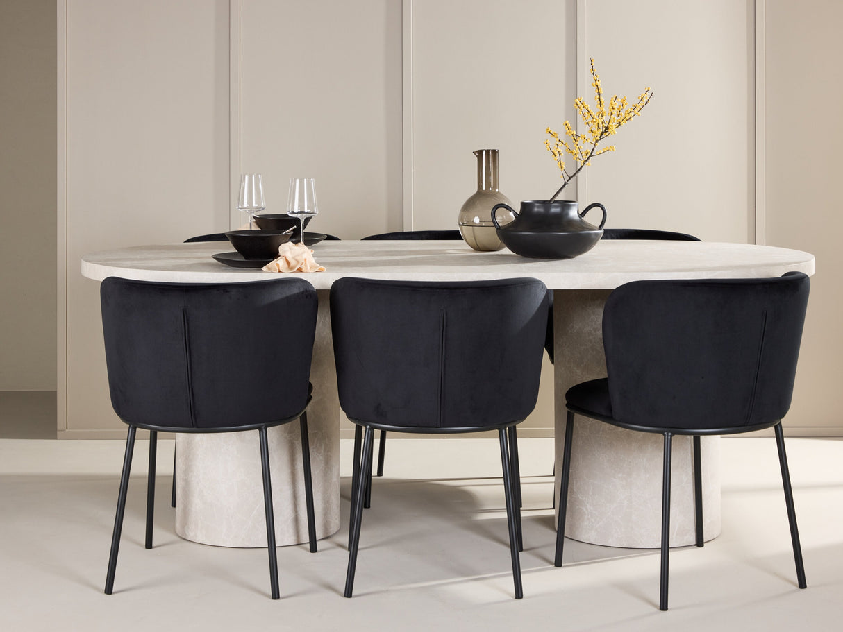 Conjunto de mesas y sillas para comedor 619869