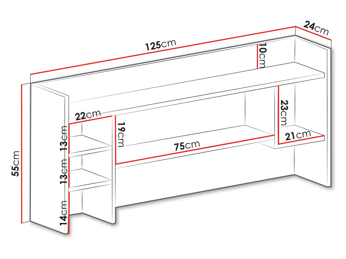 Estantería de pared 90859