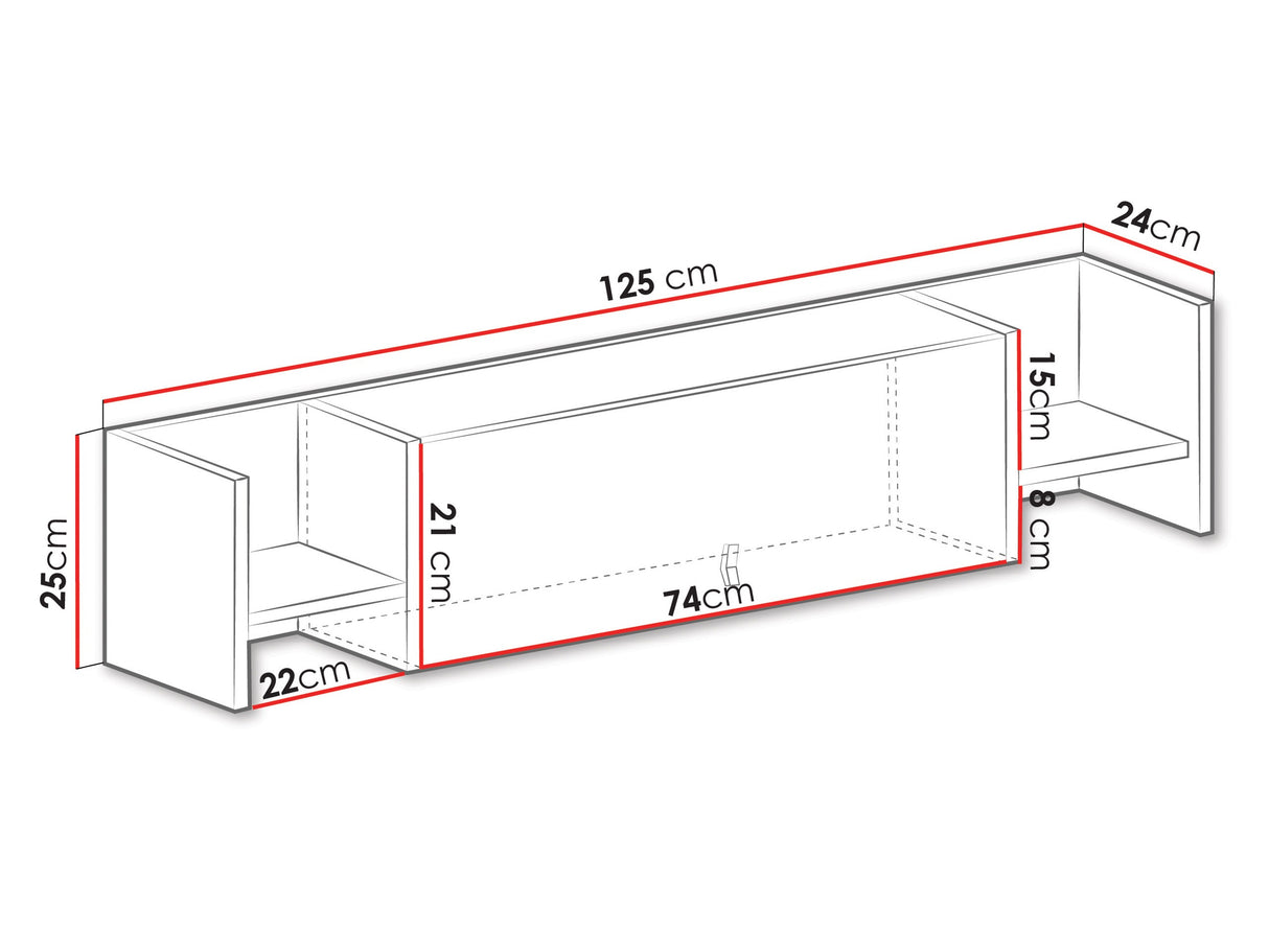 Estantería de pared 90862