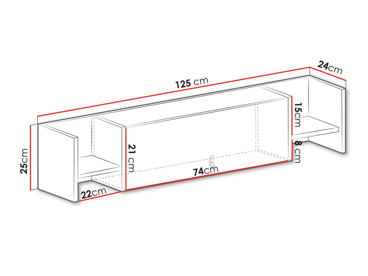 Estantería de pared 90862