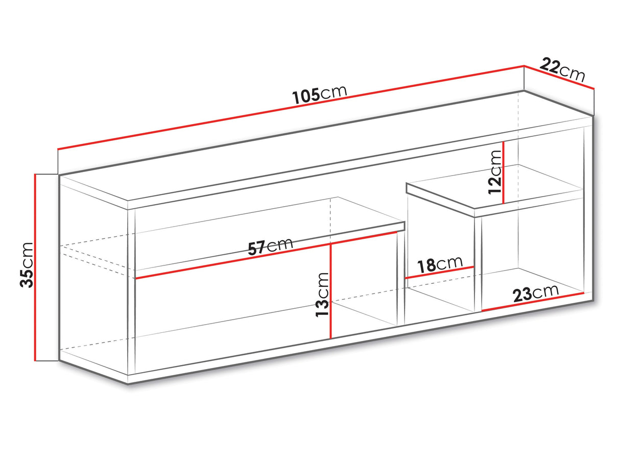 Estantería de pared 444128