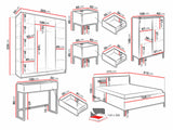 Conjunto de dormitorio 585619