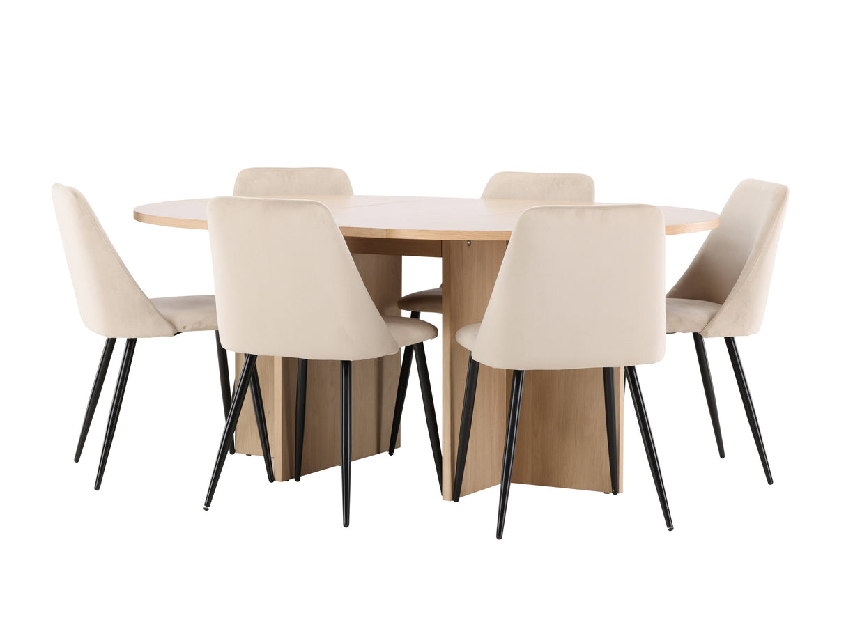Conjunto de mesas y sillas para comedor 622797