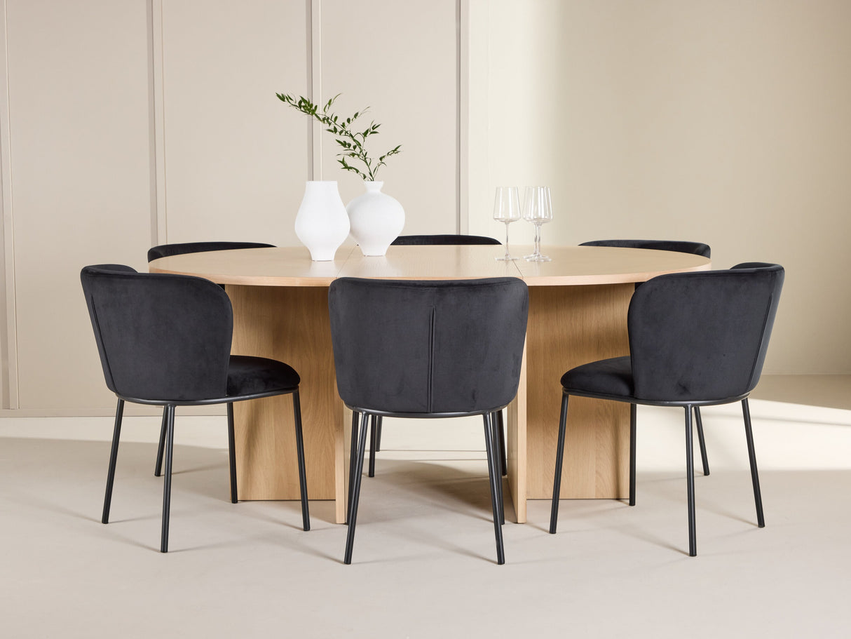 Conjunto de mesas y sillas para comedor 623025
