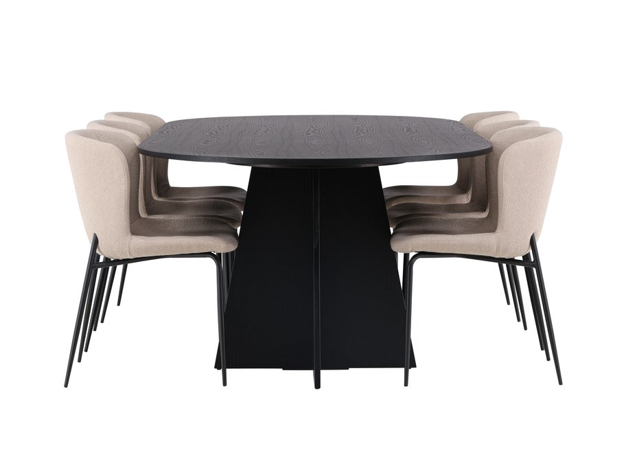 Conjunto de mesas y sillas para comedor 623429