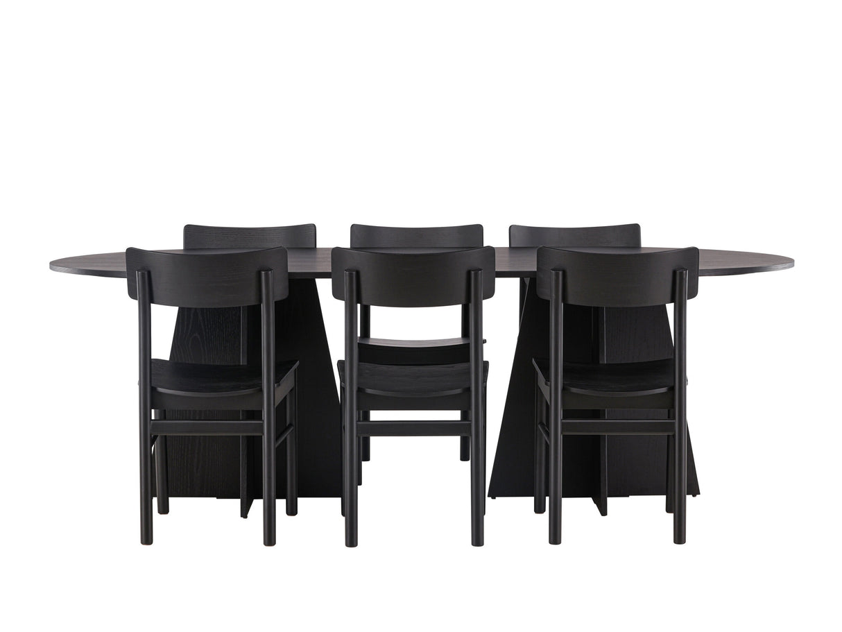 Conjunto de mesas y sillas para comedor 623445