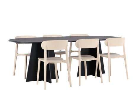 Conjunto de mesas y sillas para comedor 623460
