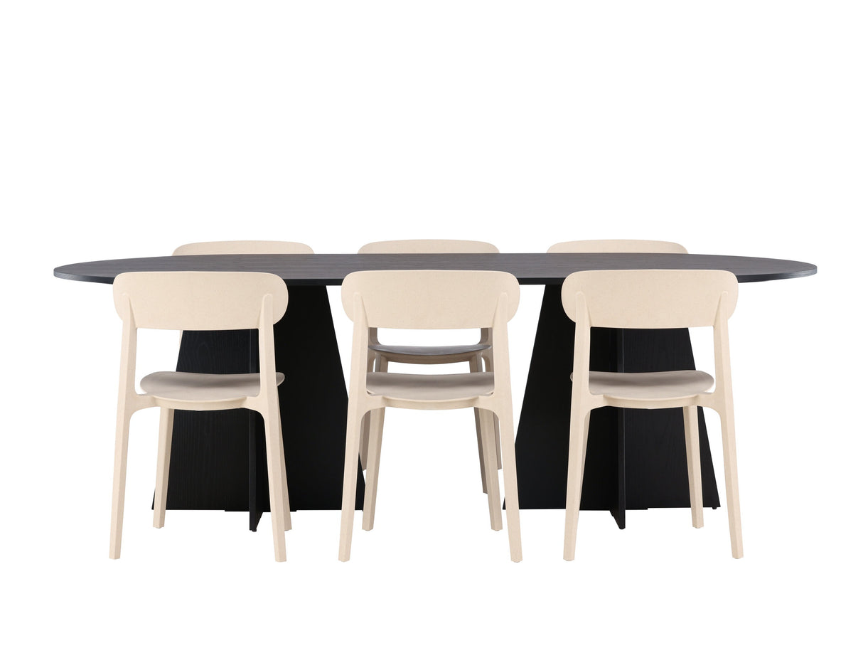 Conjunto de mesas y sillas para comedor 623460