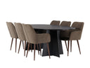 Conjunto de mesas y sillas para comedor Dallas 5058
