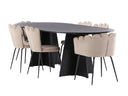 Conjunto de mesas y sillas para comedor Dallas 5081