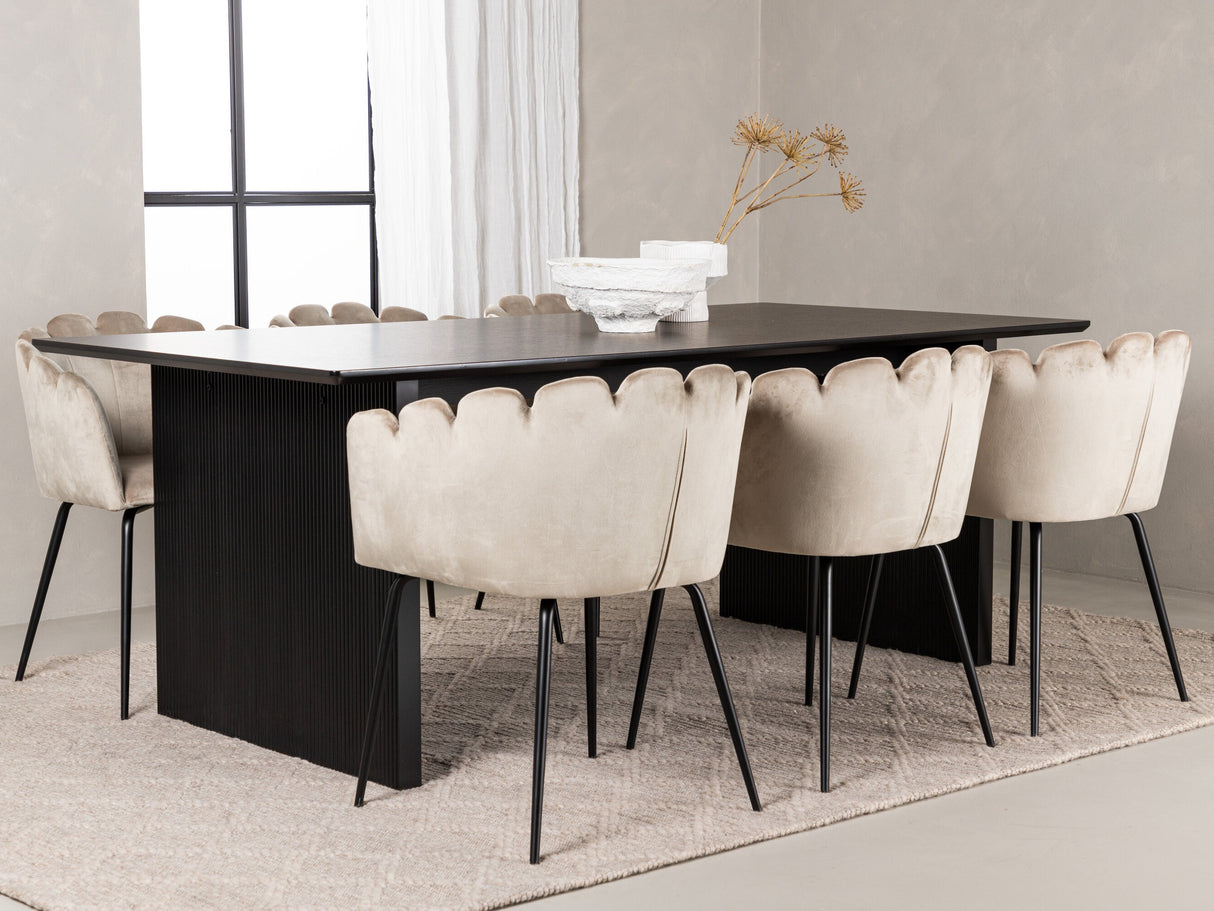 Conjunto de mesas y sillas para comedor 623857