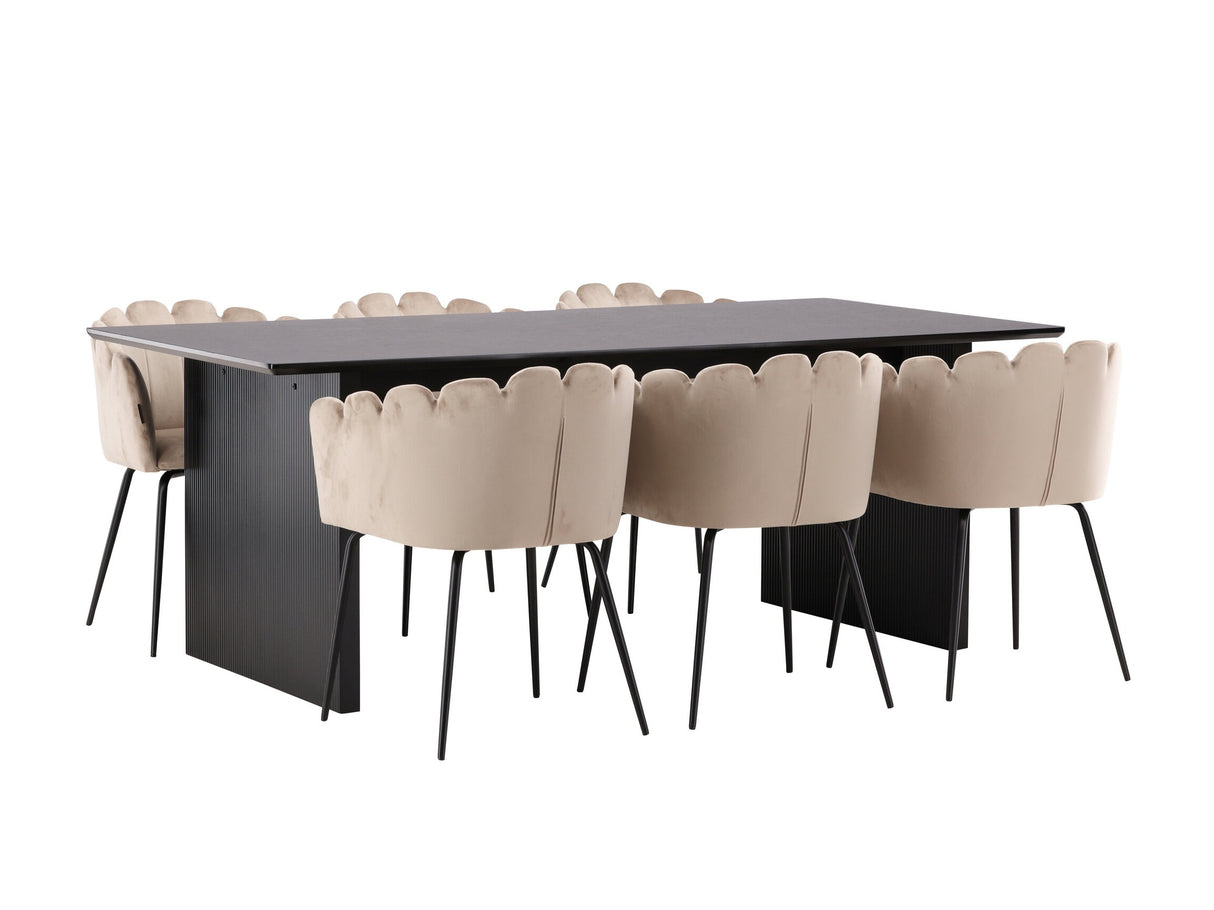 Conjunto de mesas y sillas para comedor 623857
