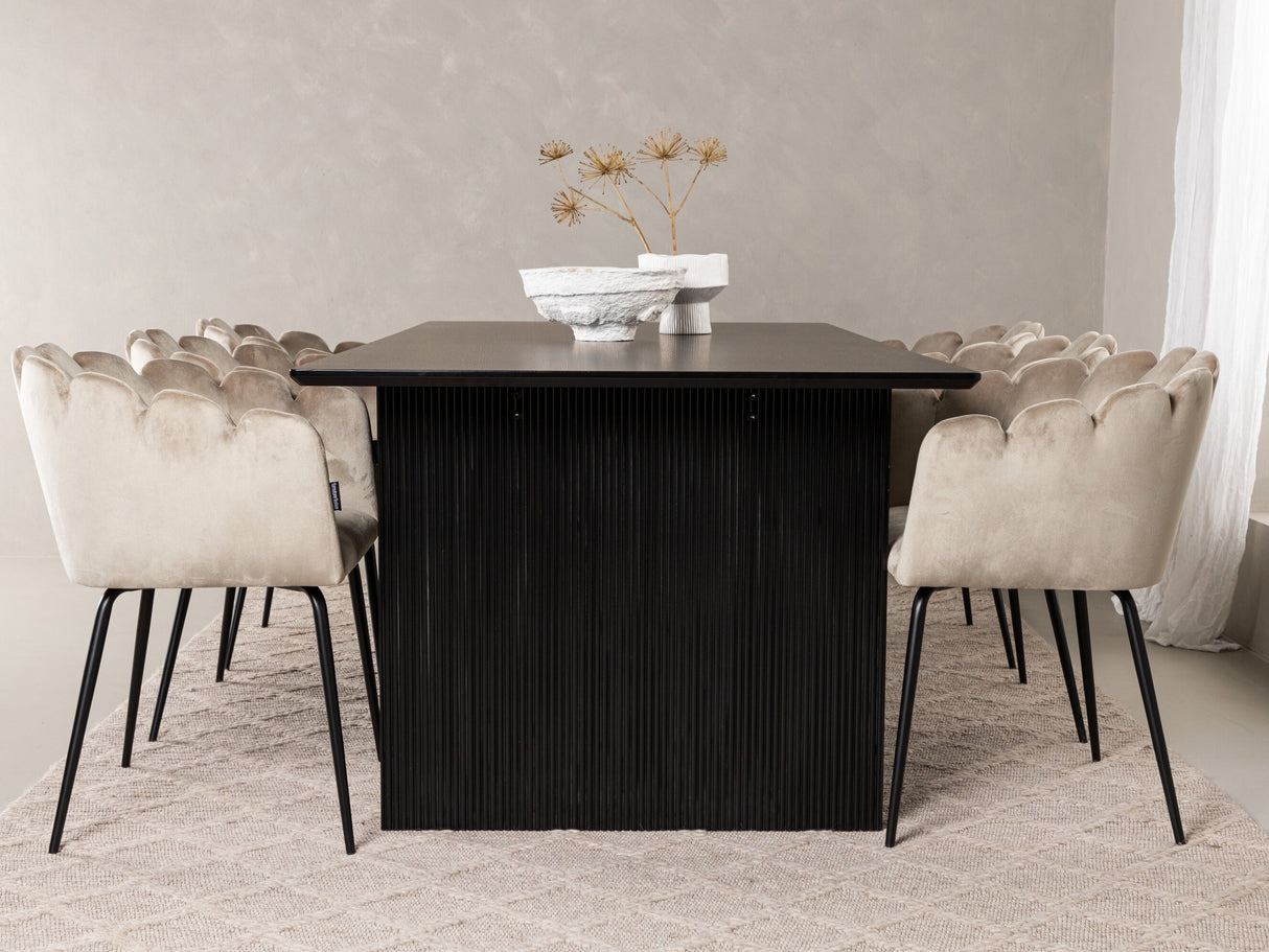 Conjunto de mesas y sillas para comedor 623857