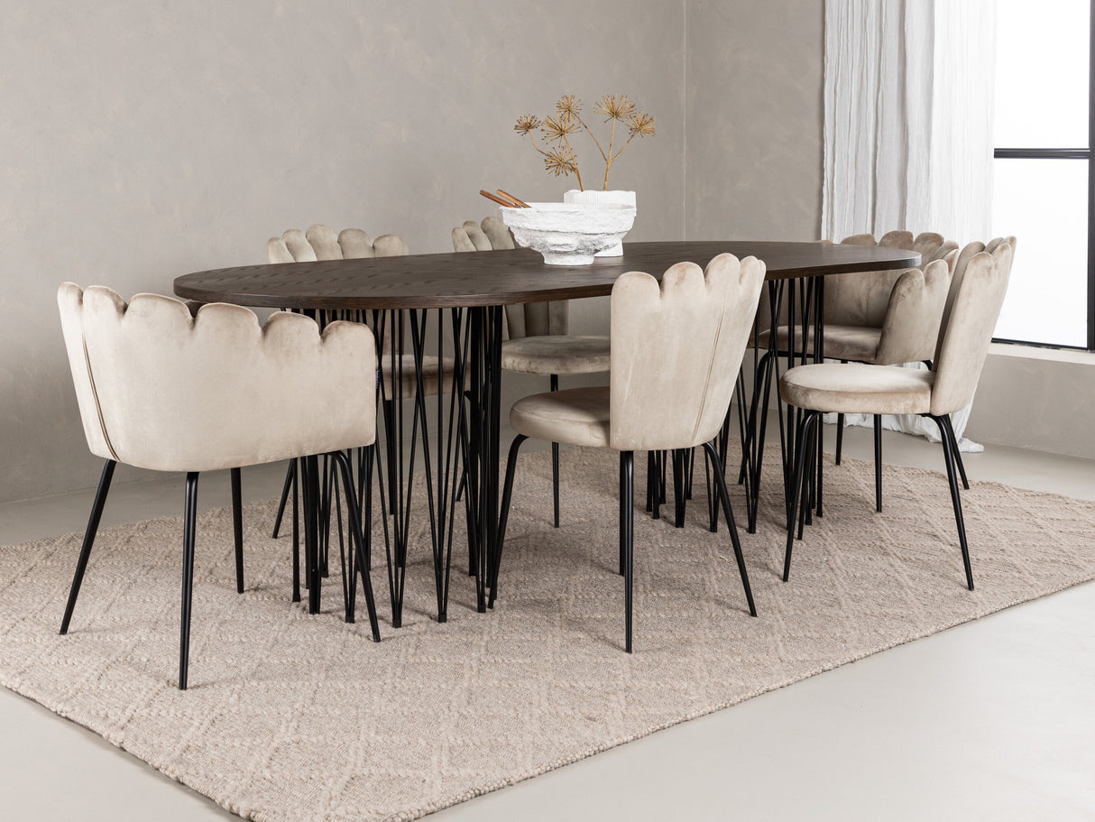 Conjunto de mesas y sillas para comedor 623861