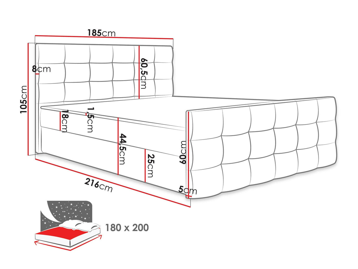 Cama continental 372655