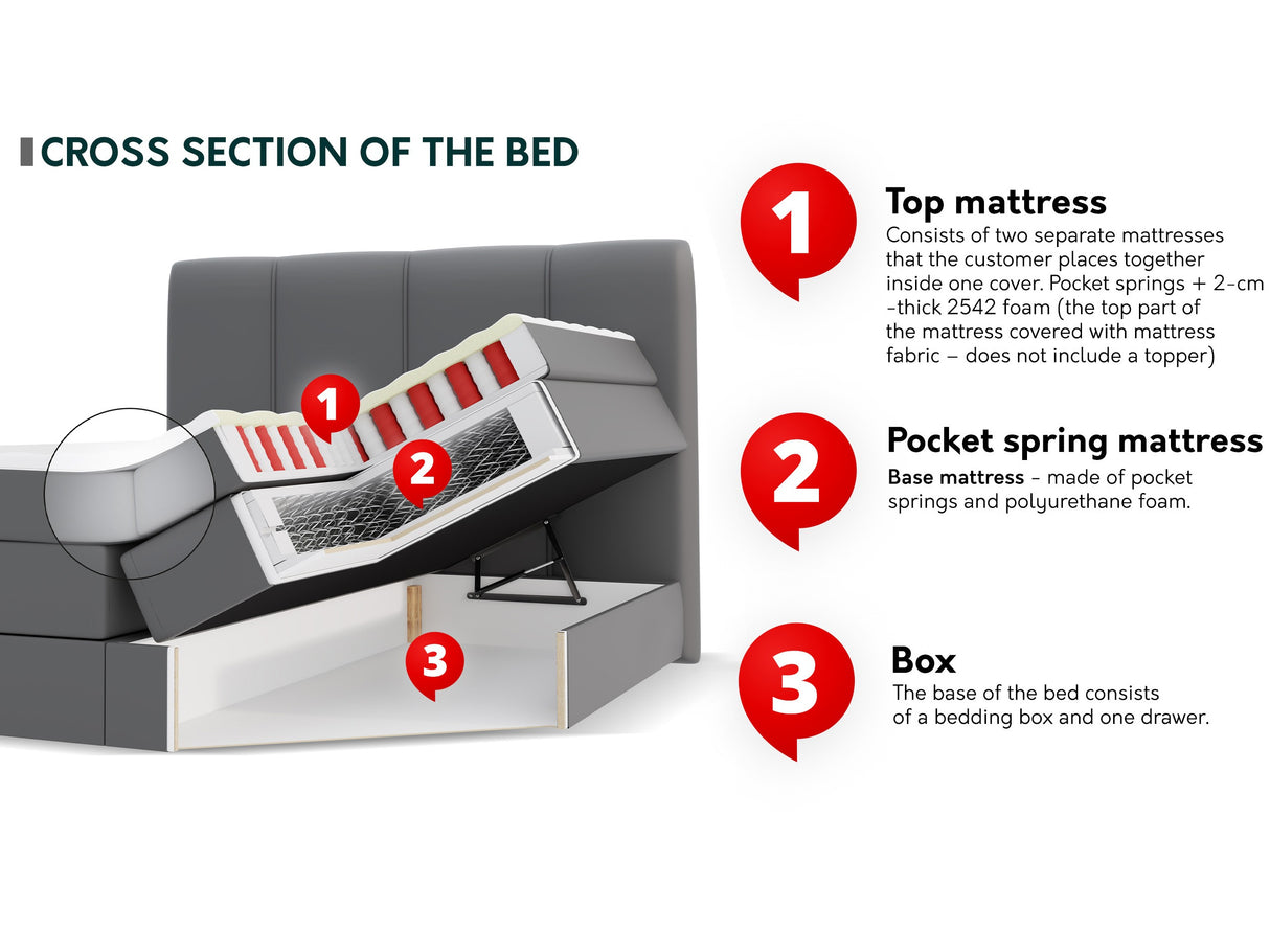 Cama continental 596997