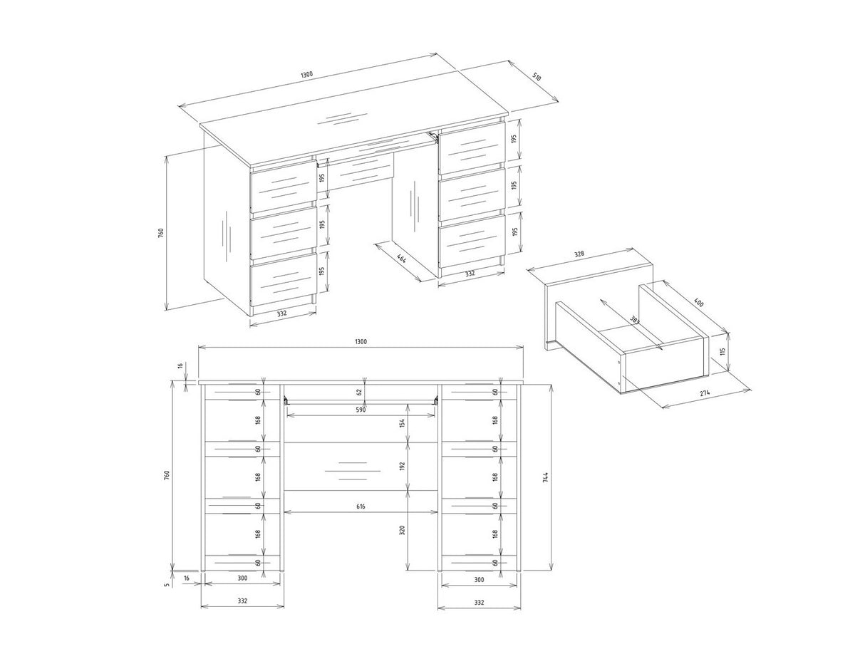 Mesa de oficina 598629