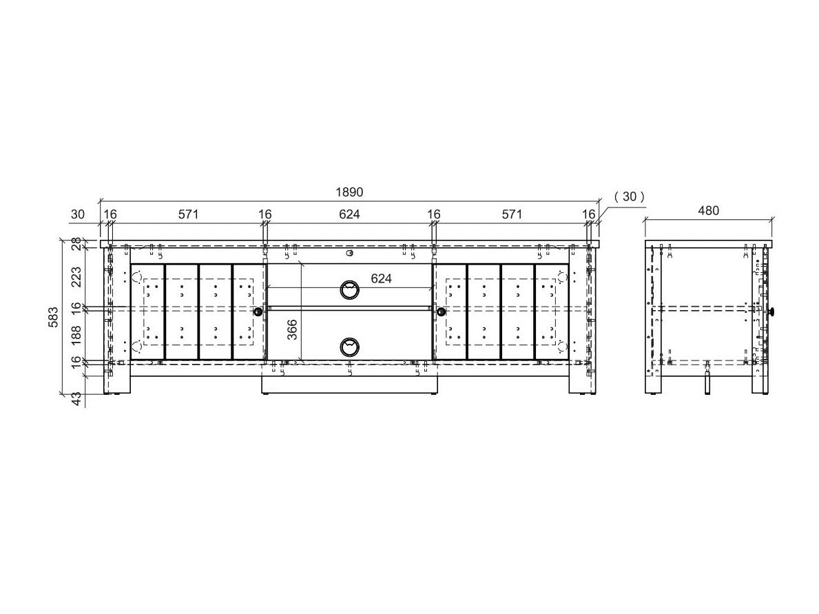 Mueble TV 618570