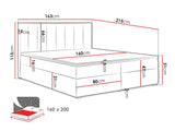 Cama continental 320788