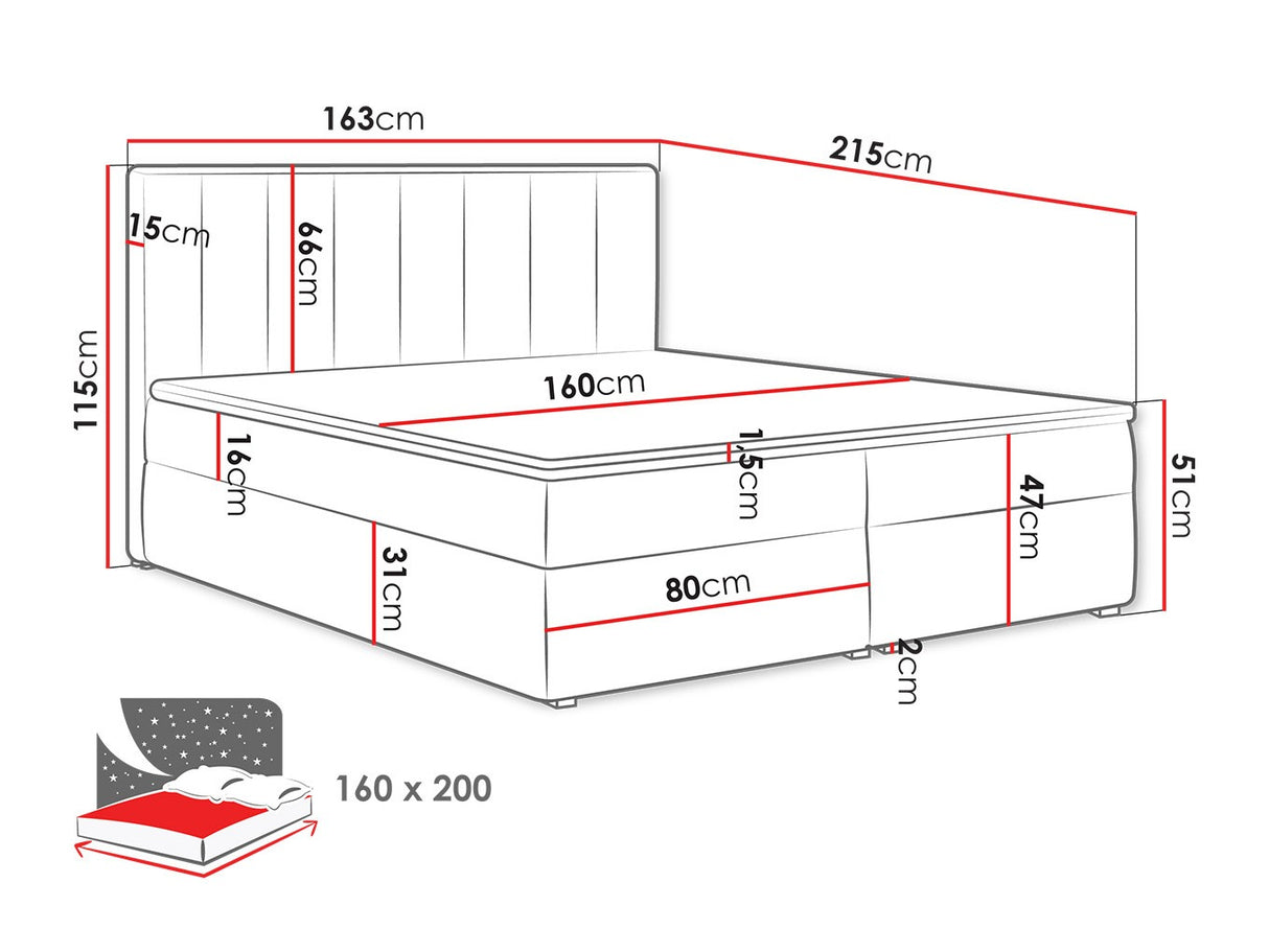Cama continental 320788