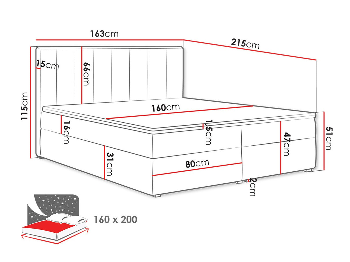 Cama continental 320788