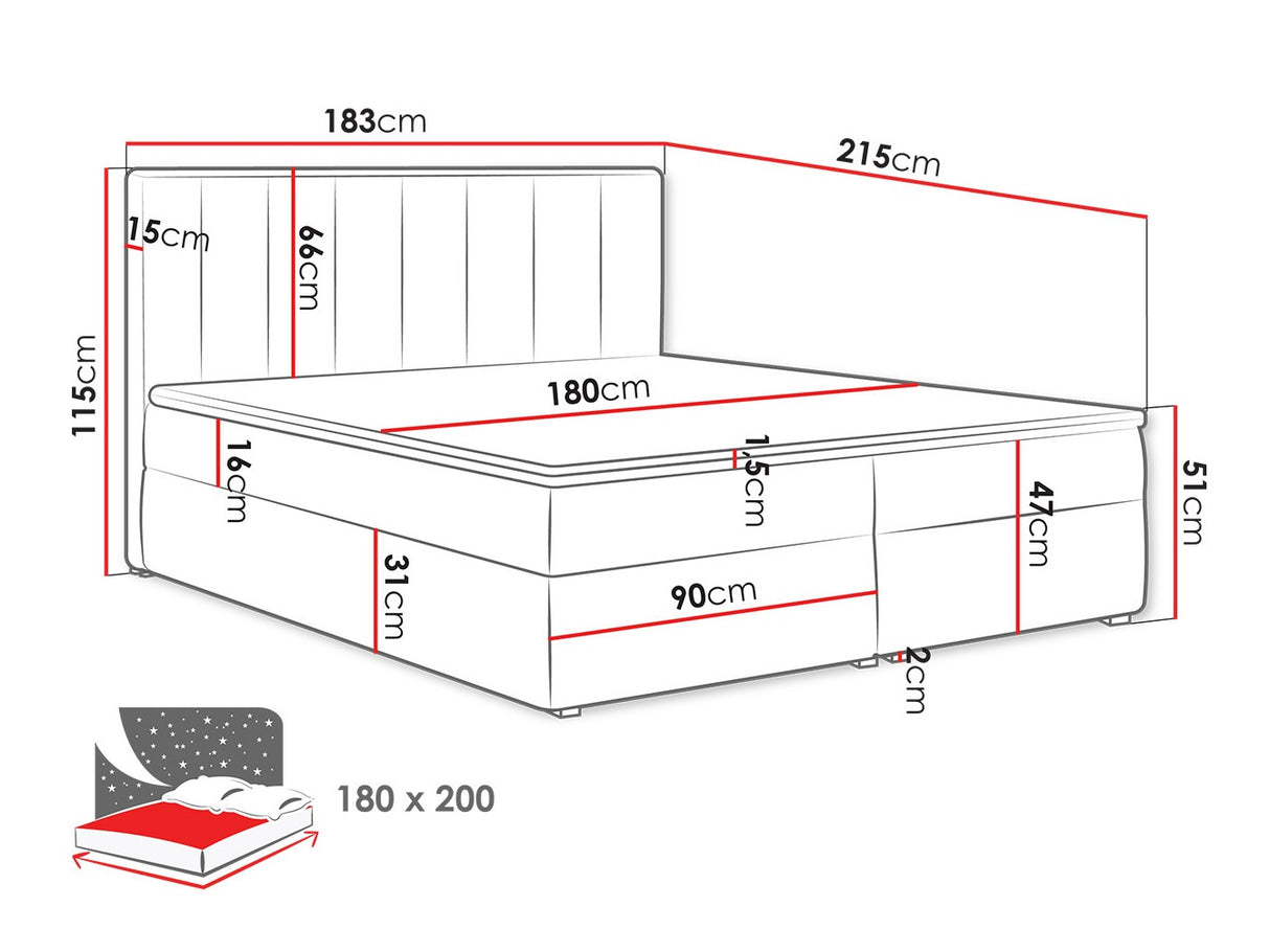 Cama continental 320788