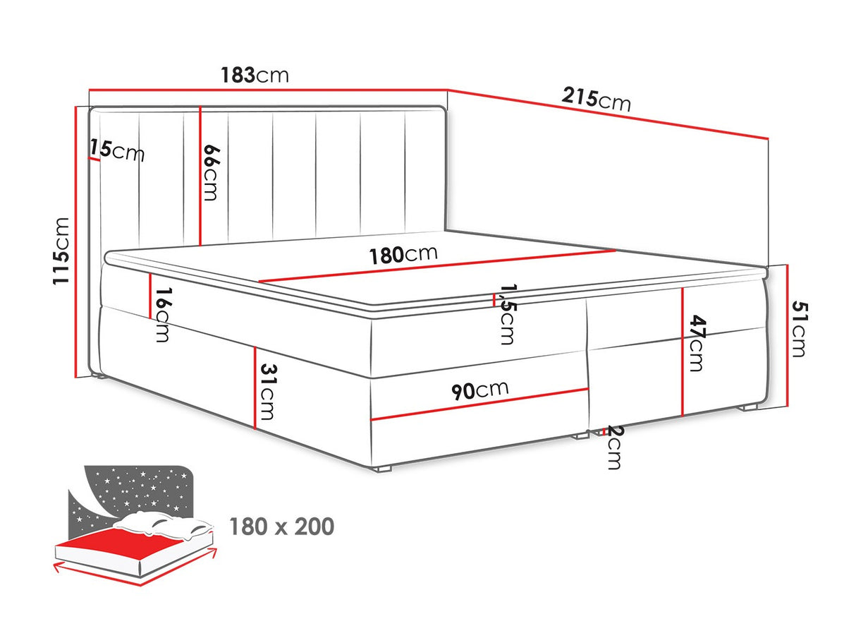 Cama continental 320788