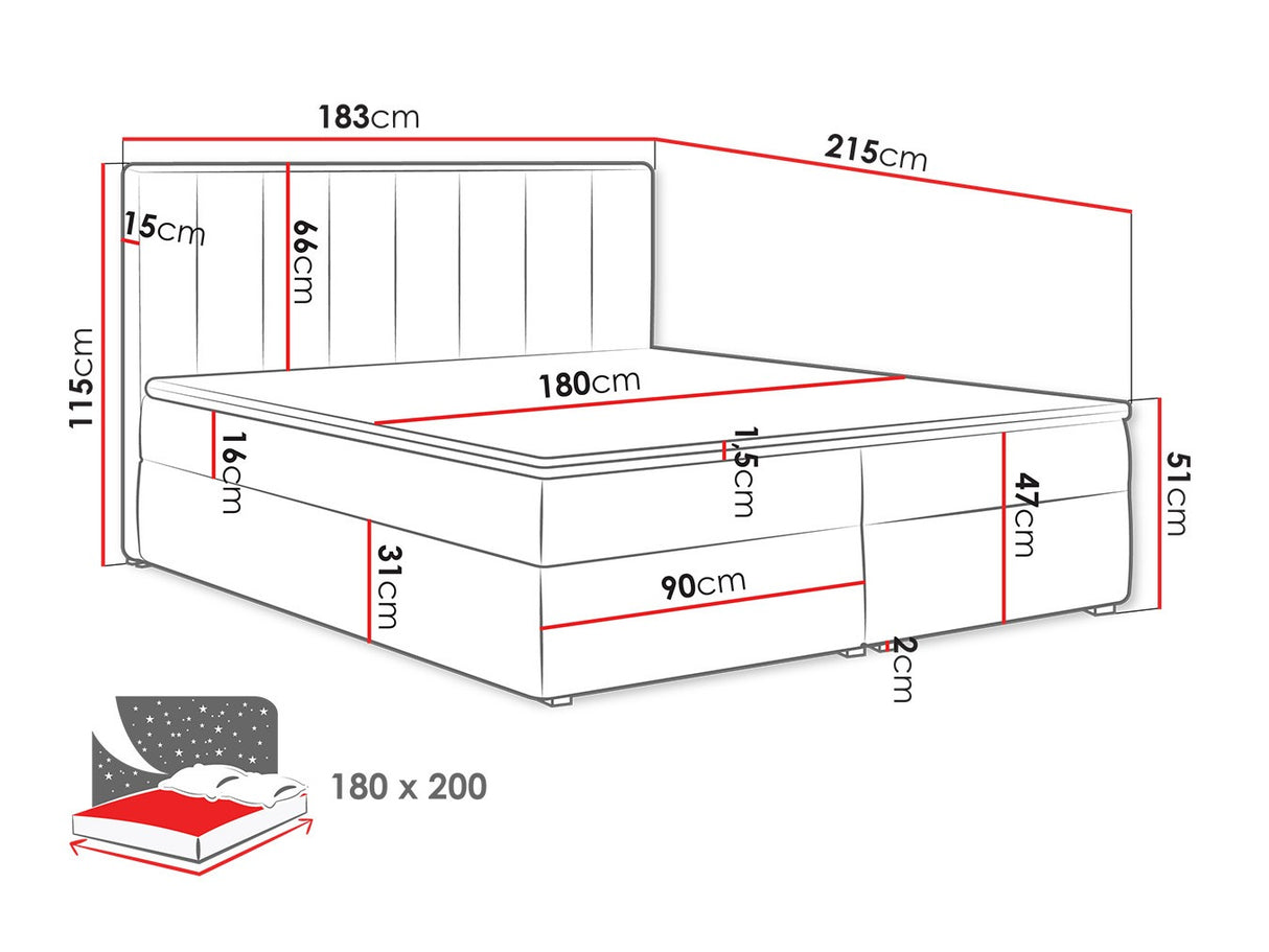 Cama continental 320788