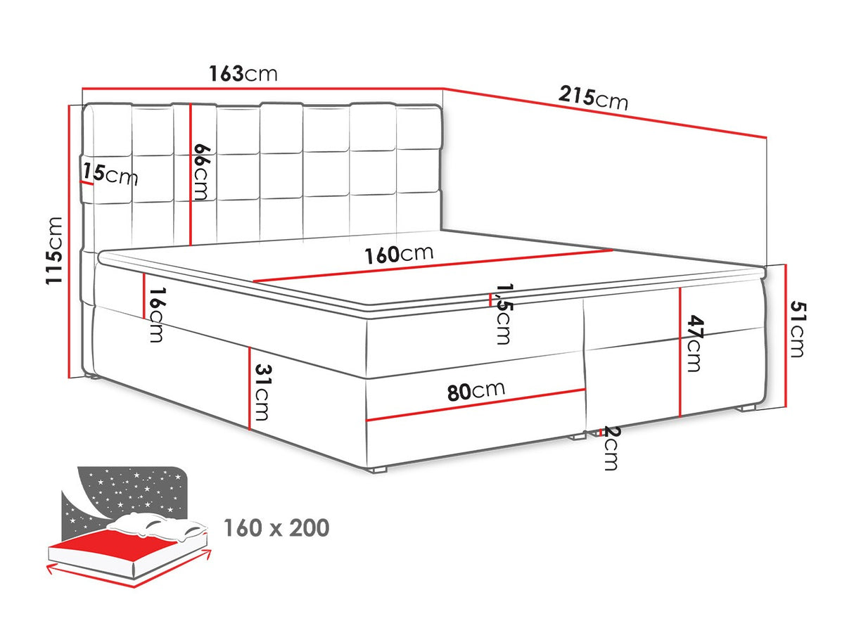 Cama continental 320882