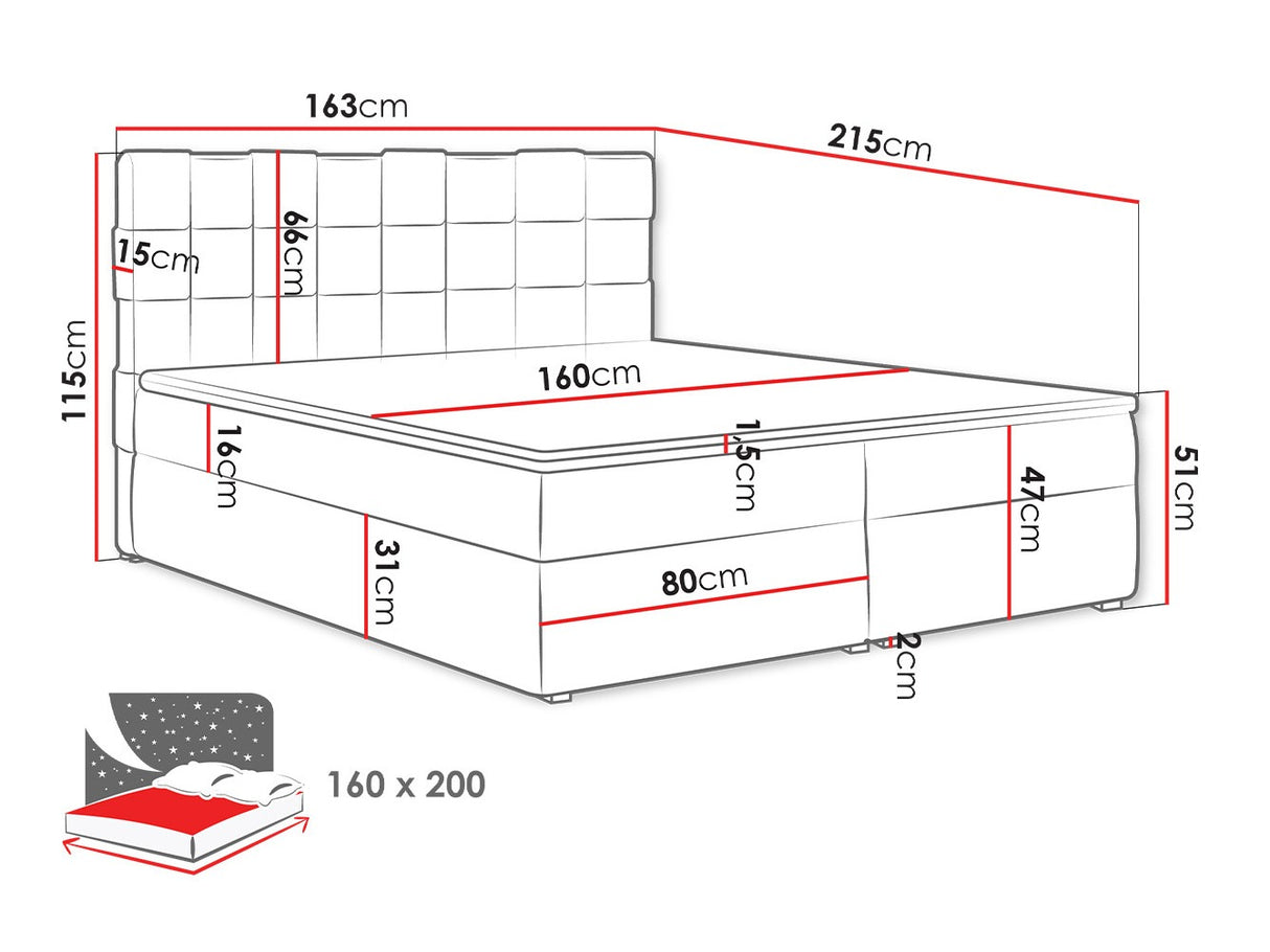 Cama continental 320882
