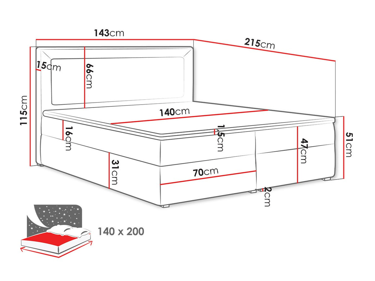 Cama continental 180929