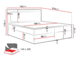 Cama continental 180929