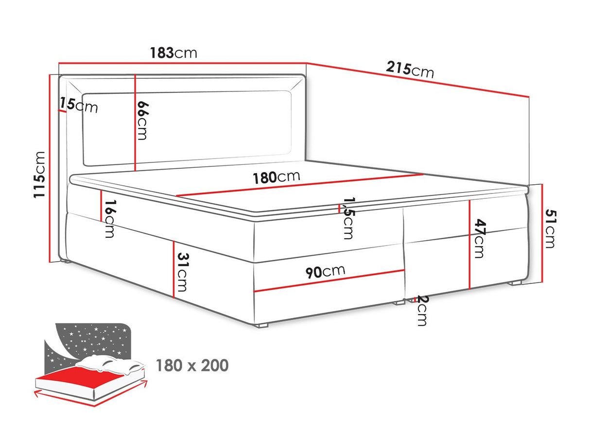 Cama continental 180929
