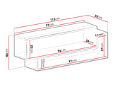 Estantería de pared 629982