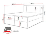 Cama continental 629505