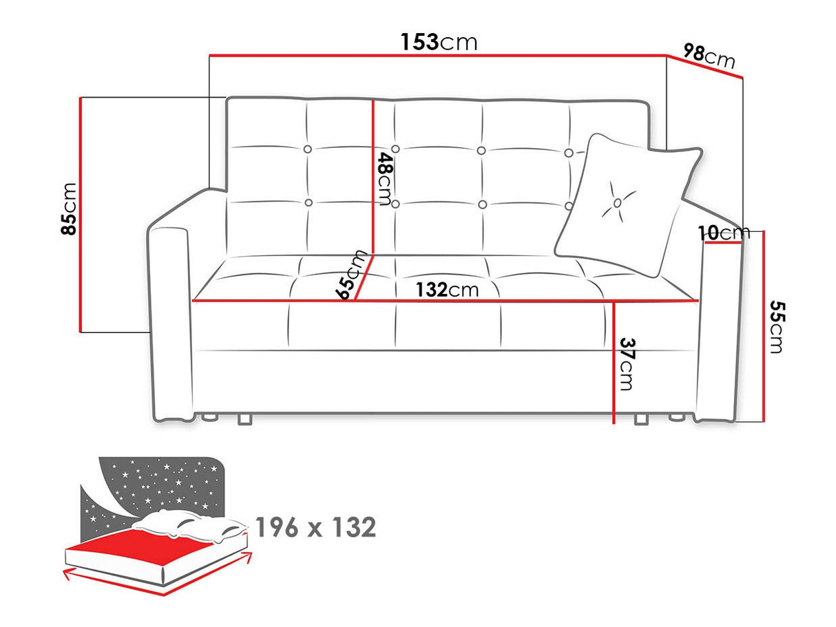 Sofá cama 63204