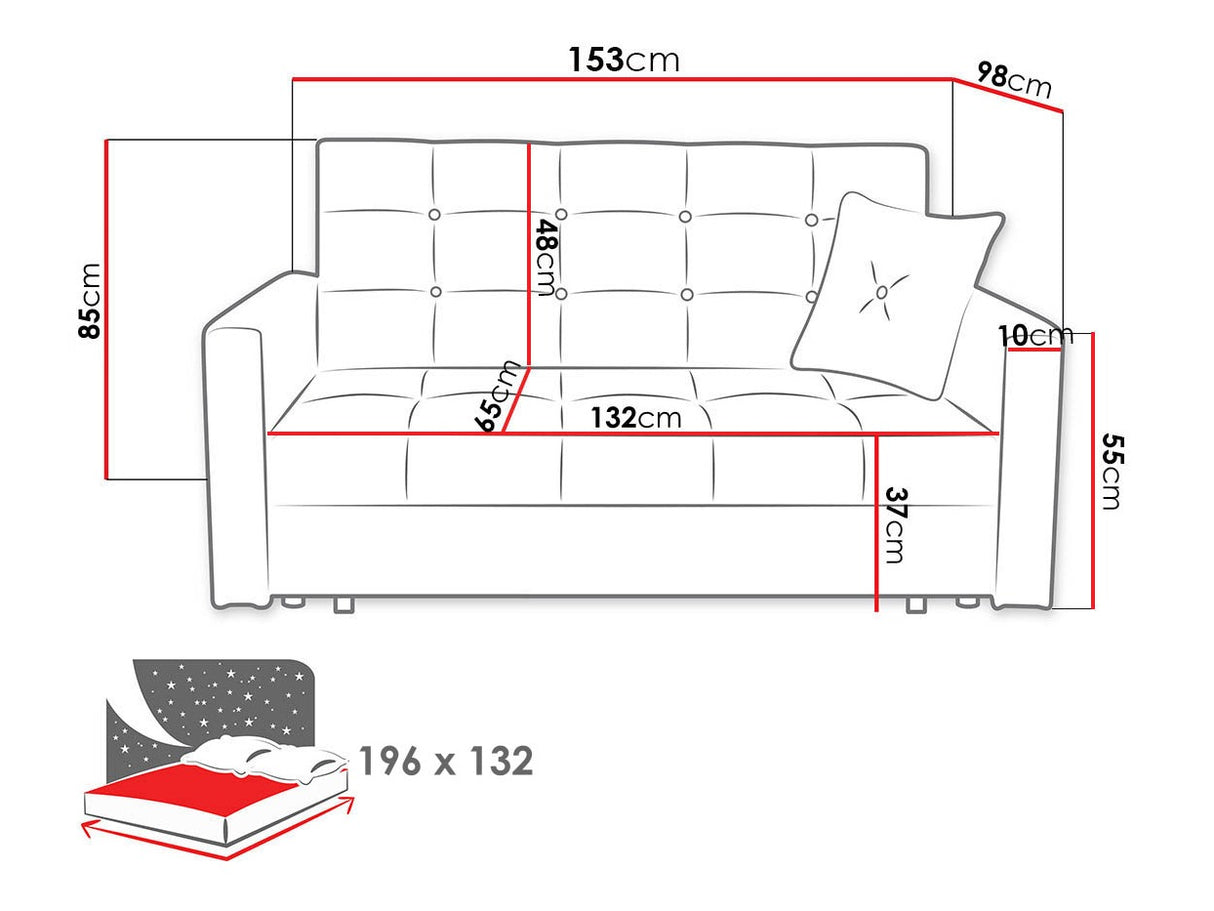 Sofá cama 63204