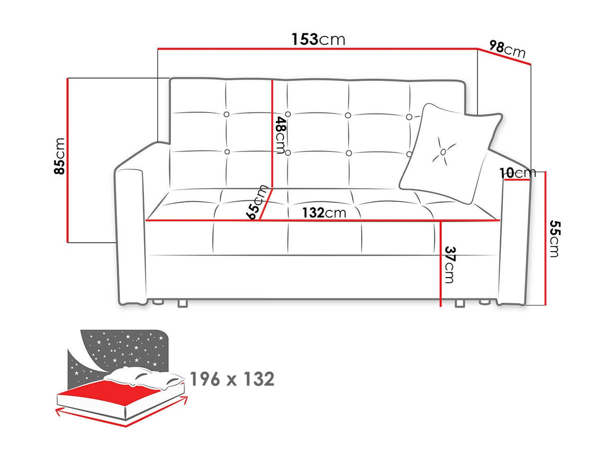 Sofá cama 63204