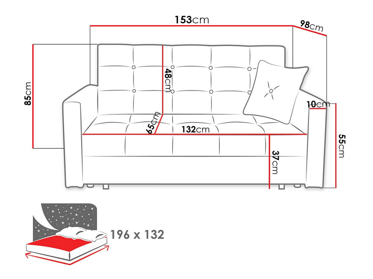 Sofá cama 63204