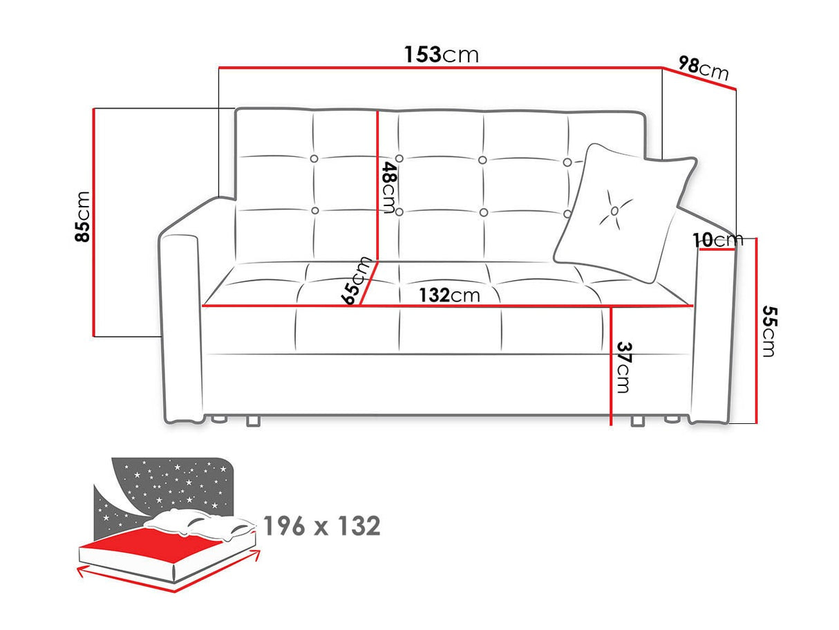 Sofá cama 63204