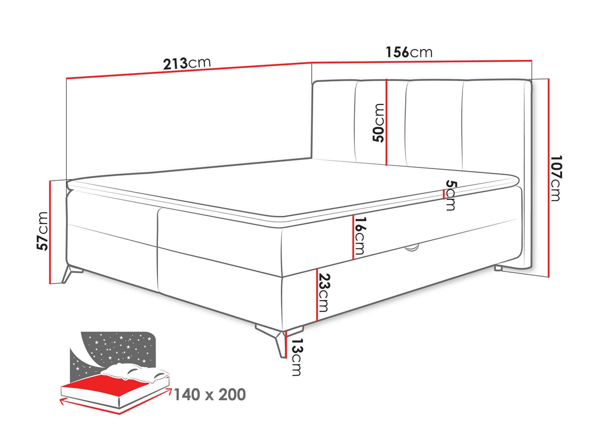 Cama continental 632606