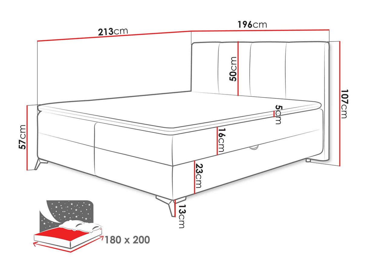 Cama continental 632606