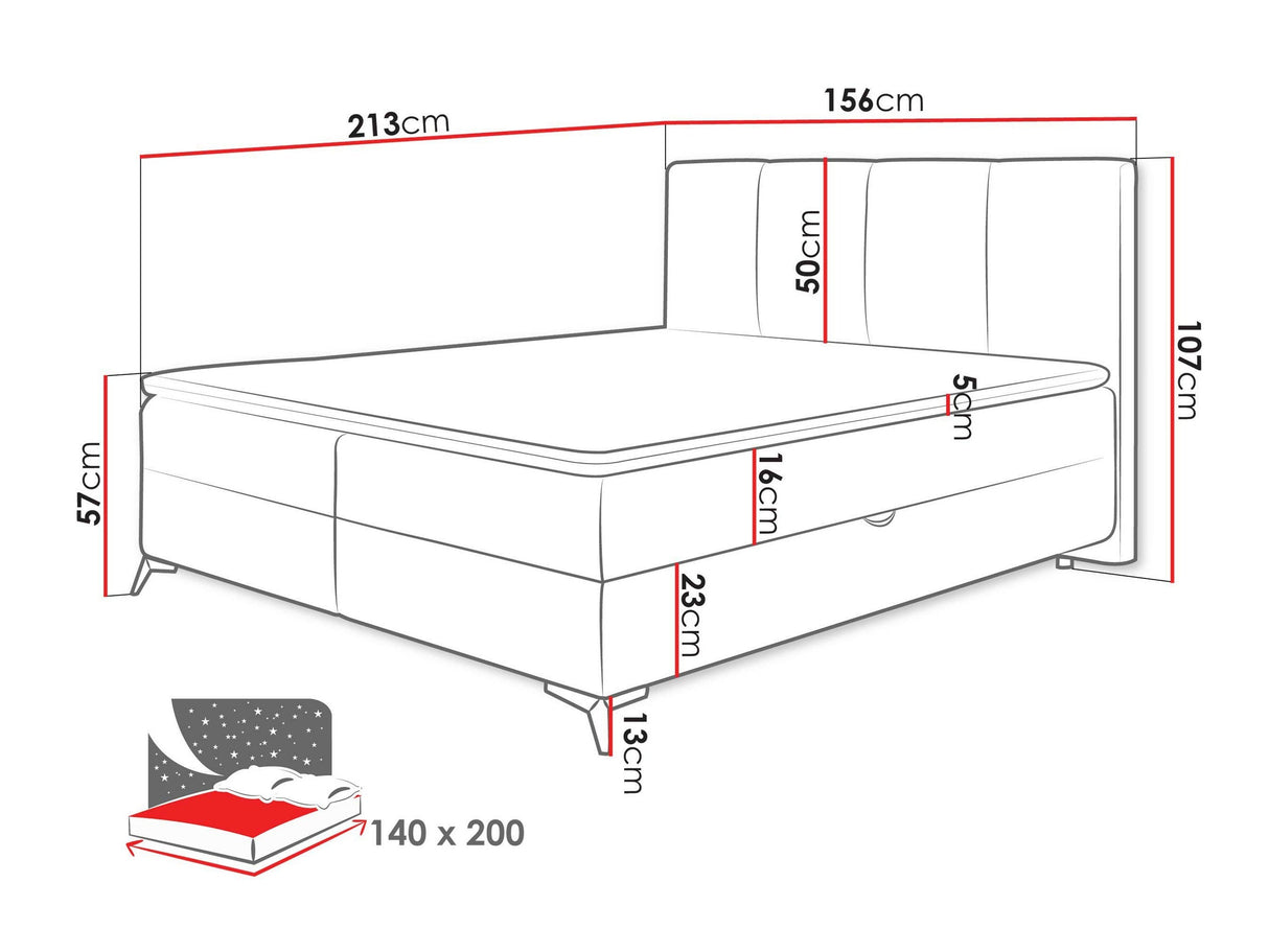 Cama continental 632606