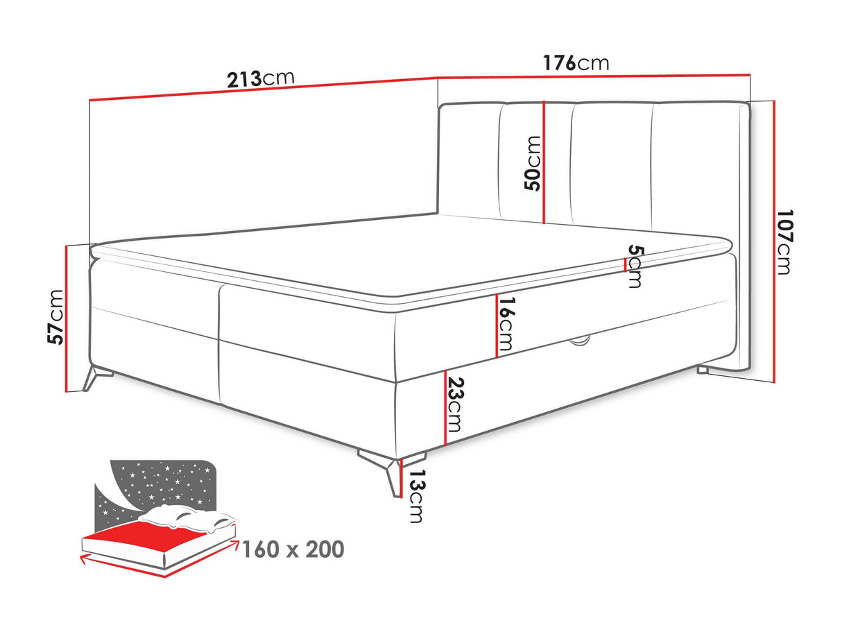 Cama continental 632606