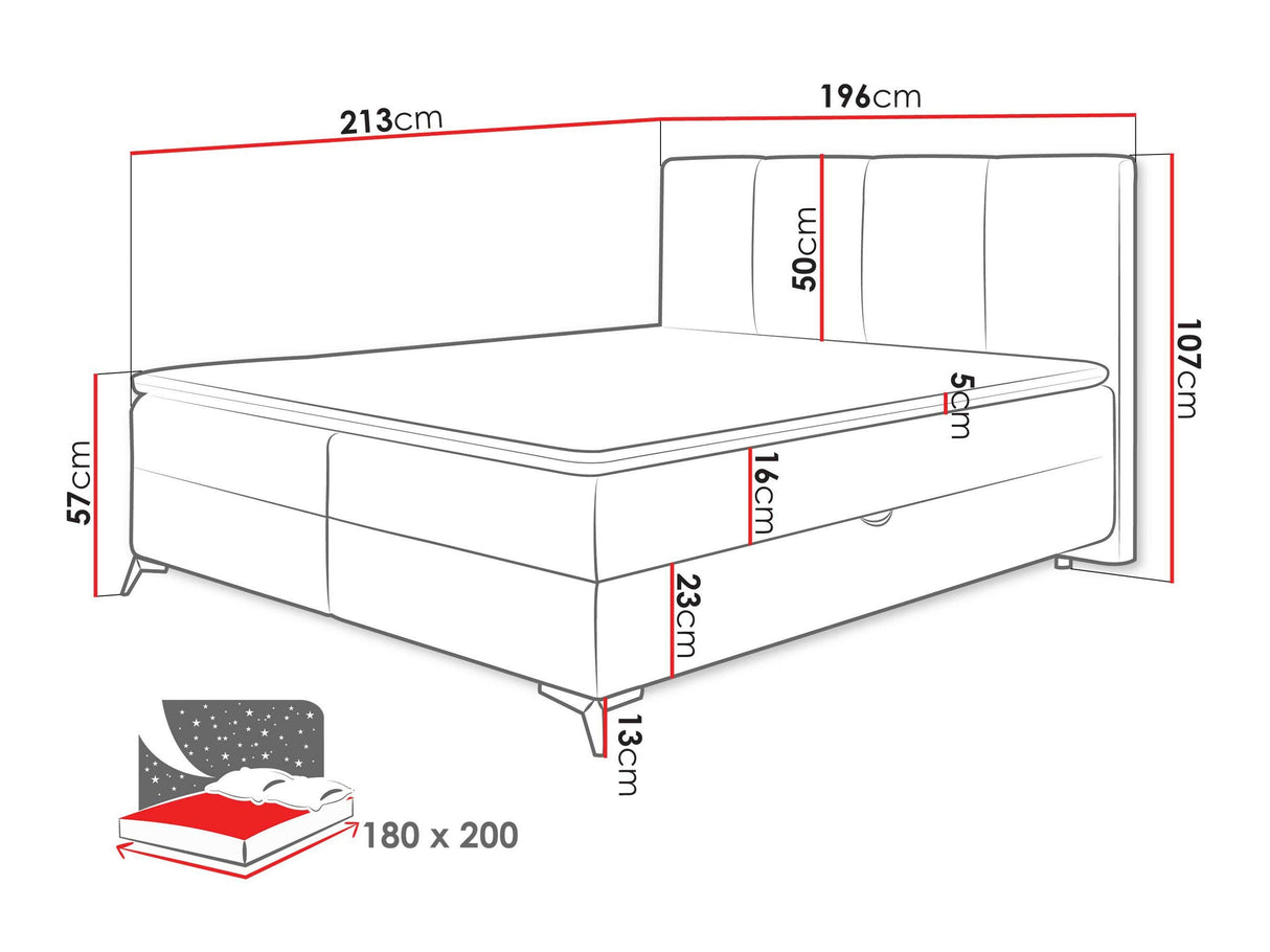 Cama continental 632606