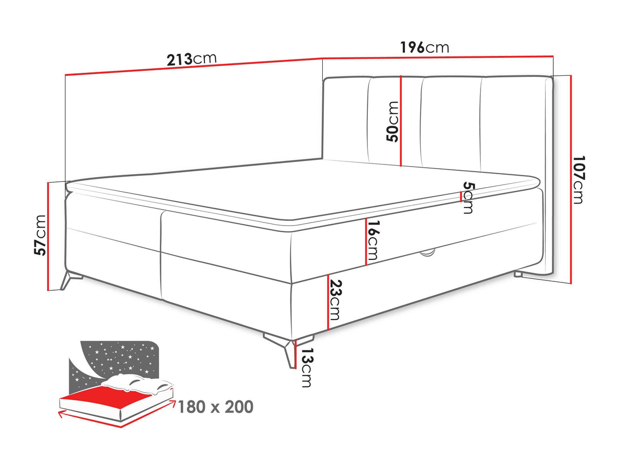 Cama continental 632606
